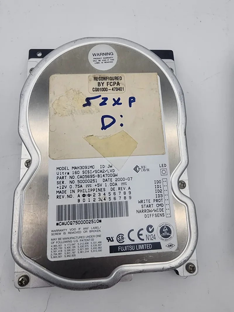 Sony SDX-700V/RB 100/260GB AIT-3 Ultra- 160 SCSI LVD Internal HH TAPE Drive