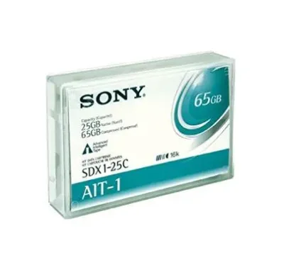 SDX125C - Sony AIT-1 Tape Cartridge - AIT AIT-1 - 25GB (Native) / 50GB (Compressed)
