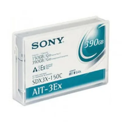 SDX3X150C - Sony AIT 3EX 150/390GB 8MM Data Cartridge
