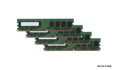 SEMX2C1Z - Sun 64GB Kit (16 X 4GB) DDR2-533MHz PC2-4200 ECC Registered CL4 240-Pin DIMM Dual Rank Memory for SPARC Enterprise M8000 / M9000 Server