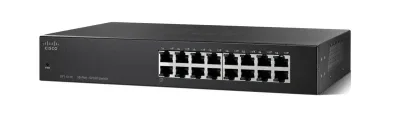 SF110-16 - Cisco Small Business SF110-16 POE RJ-45 16-Ports X 10/100Base-TX Unmanaged Wall-Mountable Fast Ethernet Dektop Switch