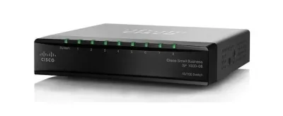 SF110D-08 - Cisco Small Business SF110 8 x Ports 10/100Base-TX Layer 2 Unmanaged Fast Ethernet Network Switch
