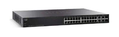SF300-24PP-K9-NA - Cisco 300 Series SF300 24-Ports PoE 24 x 10/100Base-T + 2 x combo Gigabit SFP Layer 3 Managed Fast Ethernet Switch