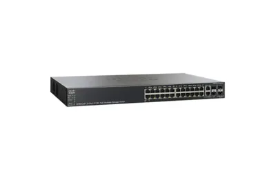 SF500-24P - Cisco Catalyst 500 Serie SF500-24 PoE 24 x Ports 10/100Base-TX + 4 x SFP Layer 2 Managed Fast Ethernet Network Switch