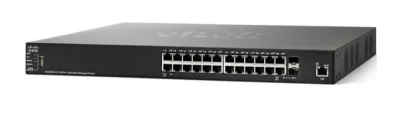 SF550X-24-K9-NA - Cisco Small Business 500 Series SF550 24 x Ports 10/100Base-TX + 4 x SFP+ Layer 3 Managed Fast Ethernet Network Switch