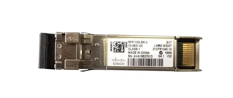 SFP-10G-SR-X - Cisco 10Gb/s 10GBase-SR Multi-Mode Fiber 300m 850nm Duplex LC Connector SFP+ Transceiver Module