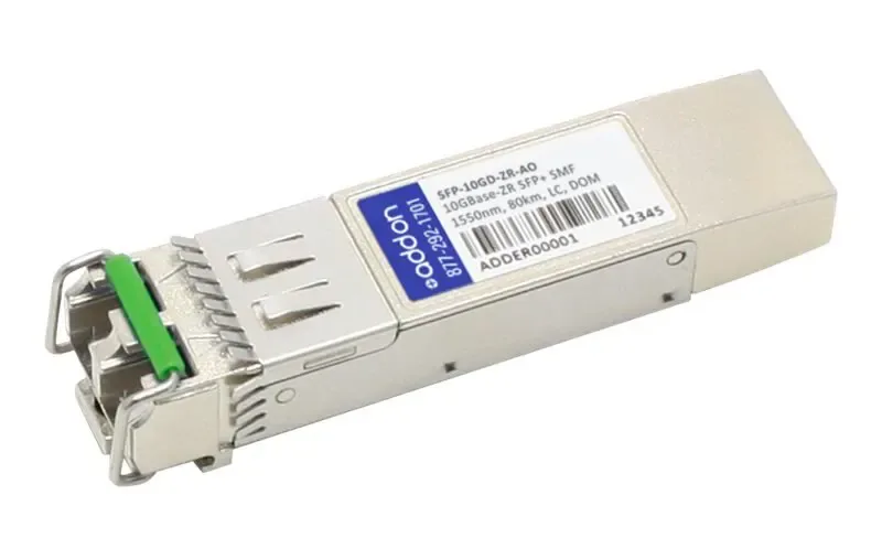 SFP-10GD-ZR - Gigatech MRV 10Gbps 10GBase-ZR Single-Mode Fibre 80km 1550nm Duplex LC Connector SFP+ Transceiver Module