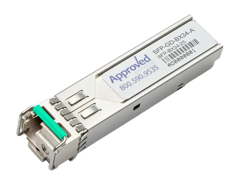 SFP-GD-BX34 - Gigatech MRV 1Gbps 1000Base-BX-U SFP 1310nmTX/1490nmRX 20km Transceiver Module