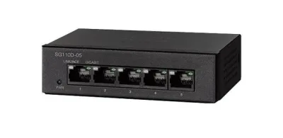 SG110D-05 - Cisco Small Business SG110D-05 RJ-45 5xPorts 10/100/1000Base-T Layer 2 Unmanaged Gigabit Ethernt Switch