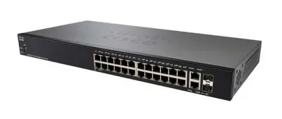 SG250-26P-K9 - Cisco Small Business SG250-26 POE+ RJ-45 26 x Ports 10/100/1000Base-T 2 x SFP Managed Layer 2 Gigabit Ethernet Switch