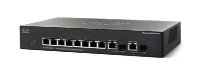 SG300-10MPP-K9-NA - Cisco Small Business SG300 PoE+ 8 x Ports 10/100/1000Base-T + 2 x Combo Gigabit SFP Layer 3 Managed 1U Rack-Mountbale Gigabit Thernet Network Switch