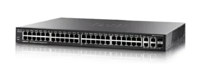 SG300-52P-K9-NA - Cisco Small Business 300 Series SG300-52P-K9-NA RJ-45 PoE+ 52 x Ports 10/100/1000Base-T + 2 x combo Gigabit SFP Layer 3 Managed Desktop Rack Mountable 1U Gigabit Ethernet Switch