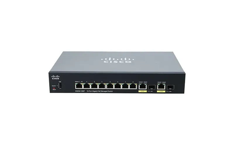 SG350-10MP-K9 - Cisco SFP+ 8-Port 10GB/s Ethernet Network Switch for 350 Series