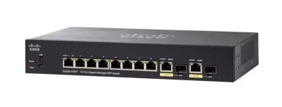 SG350-10SFP-K9-NA - Cisco Small Business SG350-10SFP 8 x Ports 10/100/1000Base-TX + 2 x SFP Layer 3 Gigabit Ethernet Switch