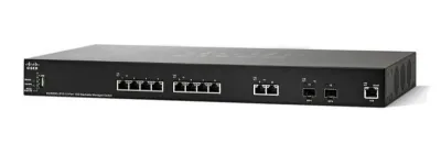 SG350XG-2F10-K9-NA - Cisco Small Business SG350-2F10 12 x Ports 10GBASE-T 2 x SFP+ Layer 3 Managed Stackable Gigabit Ethernet Switch