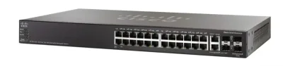 SG500X-24 - Cisco Small Business SG500X-24 RJ-45 24 x Ports 10/100/1000Base-T + 4 x SFP+ Layer 3 Managed Gigabit Ethernet Switch