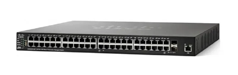SG550X-48MP-K9 - Cisco SG550X 48-Port x 10/100/1000Base-T 1Gb/s PoE+ Managed Layer 3 Rack-Mountable Switch