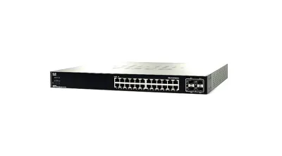 SGE2000P - Cisco 24-Ports PoE 24 x 10/100/1000Base-T + 4 x SFP Combo Layer 3 Managed Gigabit Ethernet Network Switch