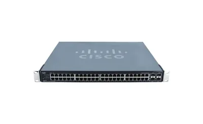 SGE2010P - Cisco Small Business PoE 48 x Ports 10/100/1000Base-T + 4 x Shared SFP Slots Layer 2 Managed Gigabit Ethernet Network Switch