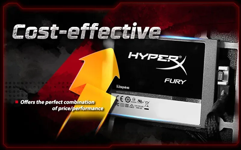 Kingston SHFS37A/120G 120GB 2.5-inch 6GB/s HyperX FURY SATA Solid State Drive