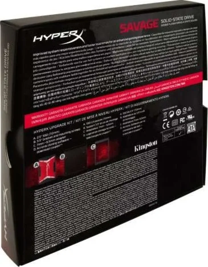 Kingston SHSS37A/480G HyperX Savage 480GB SATA 6GB/s MLC 2.5-inch Solid State Drive