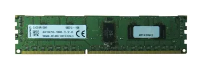 SL4D316R11S8KF - Kingston 4GB PC3-12800 DDR3-1600MHz ECC Registered CL11 RDIMM Single-Rank Memory Module