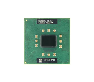 SL6F7 - Intel Pentium M 1.60GHz 400MHz FSB 1MB L2 Cache Socket 479 Notebook Processor