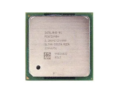 SL7AA - Intel Pentium 4 Extreme Edition 3.2GHz 800MHz FSB 512KB L2 Cache Socket PPGA478 Notebook Processor