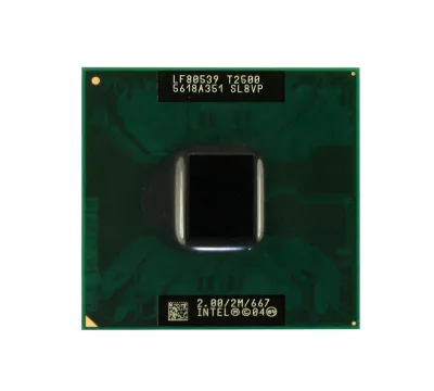 SL8VP - Intel Core DUO T2500 2.0GHz 2MB L2 Cache 667MHz FSB Micro-FCPGA 65NM Notebook Processor