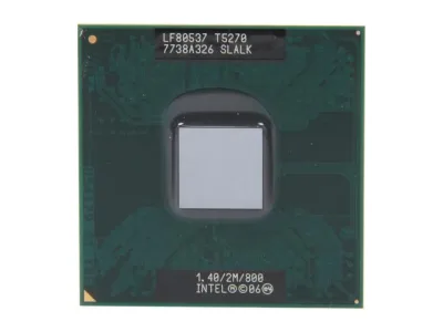 SLALK - Intel Core 2 Duo T5270 1.40GHz 800MHz FSB 2MB L2 Cache Socket PPGA478 Notebook Processor