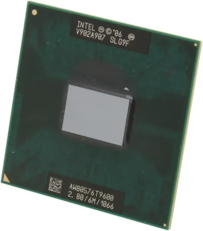 SLGE6 - Intel Core 2 Duo P9600 2.66GHz 1066MHz FSB 6MB L2 Cache Socket PGA478 Notebook Processor