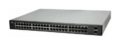 SLM2048 - Cisco Small Business RJ-45 48 x Ports 10/100/1000Base-T + 2 x SFP Ports Layer 2 Managed Gigabit Ethernet Switch
