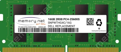Dell SNP6DWFJ/4G 4GB PC3-12800 DDR3-1600MHz ECC Unbuffered CL11 UDIMM 1.35V Dual-Rank Memory Module