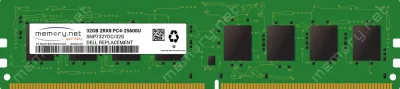 Dell SNP983D4C/32G 32GB PC4-21300 DDR4-2666MHz non-ECC Unbuffered CL19 UDIMM 1.2V Dual-Rank Memory Module