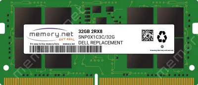 Dell SNPP6FH5C/32G 32GB PC4-25600 DDR4-3200MHz non-ECC Unbuffered CL22 SoDIMM 1.2V Dual-Rank Memory Module