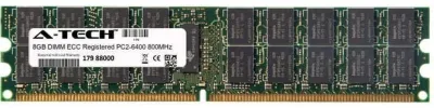 Dell SNPWM553C/2G 2GB DDR2-800MHz PC2-6400 ECC Registered CL6 240-Pin DIMM 1.8V Memory Module