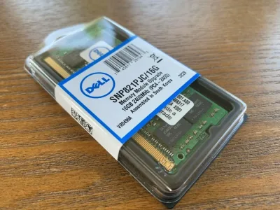 Dell SNPXG691C/1G 1GB DDR2-800MHz PC2-6400 non-ECC Unbuffered 240-Pin DIMM Memory