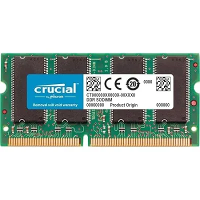 PNY SODI10512N/2700-BX 512MB DDR-333MHz PC2700 Non-ECC Unbuffered CL2.5 200-Pin SoDimm Memory Module