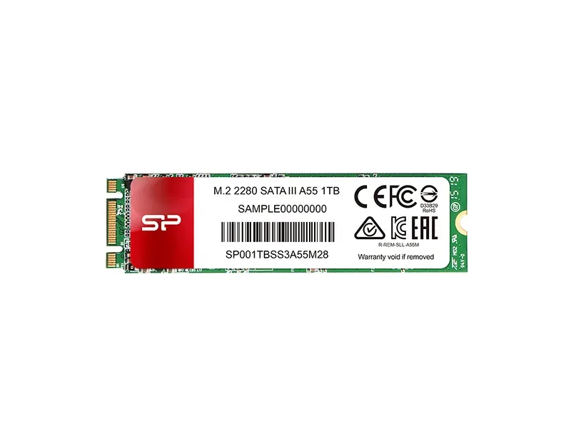 SP001TBSS3A55M28 - Silicon Power A55 1TB Single-Level Cell SATA 6Gb/s M.2 2280 Solid State Drive