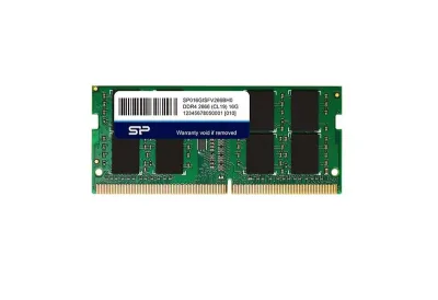 SP016GISFV266BH0 - Silicon Power 16GB DDR4-2666MHz PC4-21300 Non-ECC Unbuffered CL19 260-Pin SODIMM 1.2V Dual Rank Memory Module