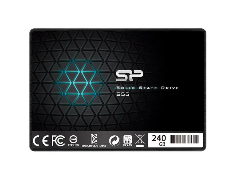 SP240GBSS3S55S27 - Silicon Power Slim S55 Upgrade Kit 240GB SATA 6Gb/s 2.5-inch Solid State Drive