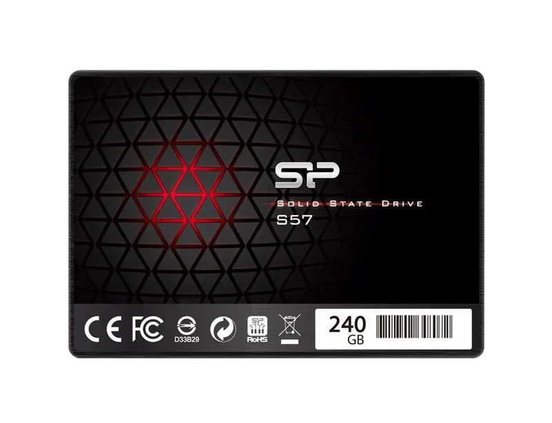 SP240GBSS3S57A25 - Silicon Power Slim S57 240GB SATA Gb/s 2.5-inch Solid State Drive