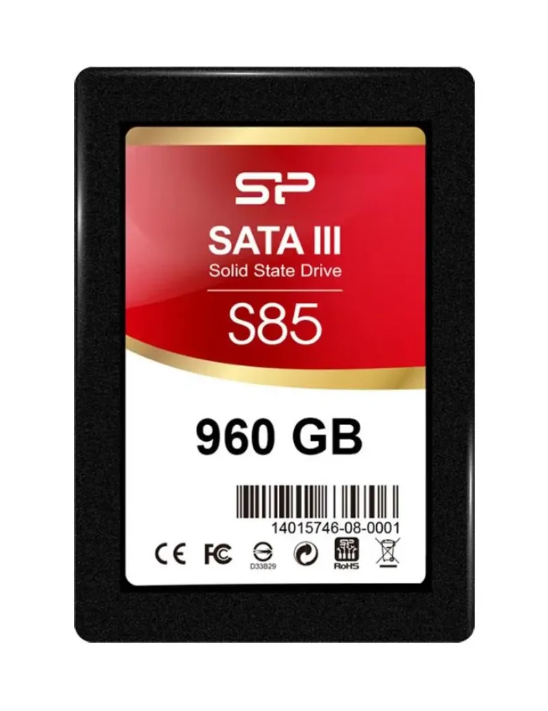 SP960GBSS3S85S25 - Silicon Power Slim S85 960GB SATA 6Gb/s 2.5-inch Solid State Drive