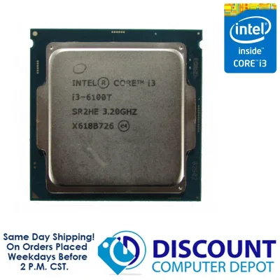 SR2HE - Intel Core i3-6100T Dual Core 3.20GHz 8.00GT/s DMI3 3MB Smart Cache Socket FCLGA1151 Processor