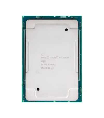 SR377 - Intel Xeon Platinum 8180 28-Core 2.50GHz 3 UPI 38.5MB L3 Cache Socket FCLGA3647 Processor