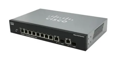 SRW2008P-K9-NA - Cisco Small Business 300 Series 8-Port PoE 8 x 10/100/1000 + 2 x combo Gigabit SFP Layer 3 Managed Gigabit Ethernet Network Switch