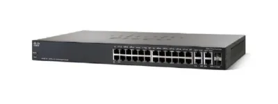 SRW224G4P - Cisco PoE 24-Port x 10/100Base-T + 4 x Gigabit Ports Layer 3 Managed Fast Etherner Network Switch
