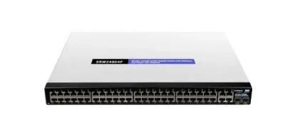 SRW248G4P - Linksys 48-Port 10/100 + 4-Port Managed Gigabit Ethernet Switch with Webview PoE
