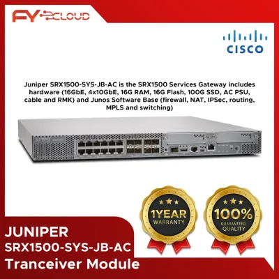 SRX1500-SYS-JB-AC - Juniper Networks SRX1500-AC HW & JUNOS BASE (JSB)