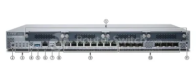 SRX345-SYS-JE - Juniper Networks SRX345 8-Port x 1000Base-T, 1000Base-X Services Gateway Security Appliance